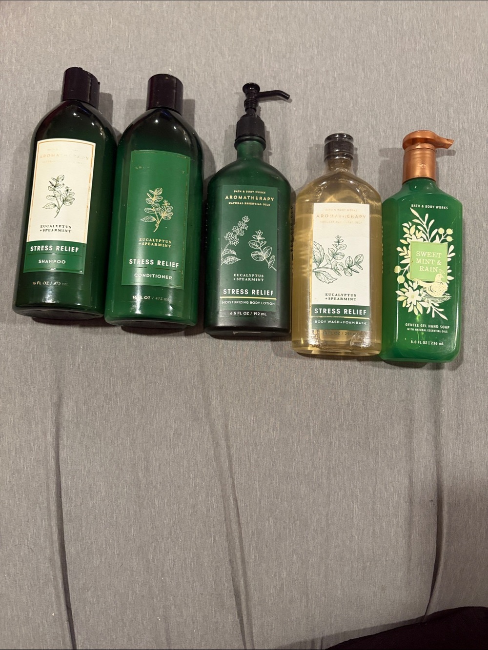 Bath & Body Works Stress Relief Eucalyptus Body Wash & Care Set